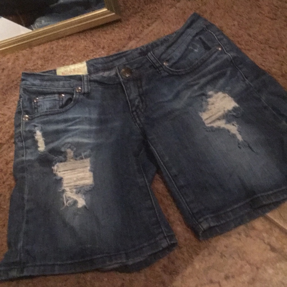 Machine Italy sz28 M shorts distressed
